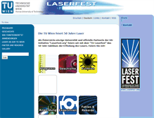 Tablet Screenshot of laserfest.tuwien.ac.at