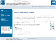 Tablet Screenshot of ias.tuwien.ac.at