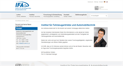Desktop Screenshot of ifa.tuwien.ac.at