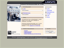 Tablet Screenshot of law.tuwien.ac.at