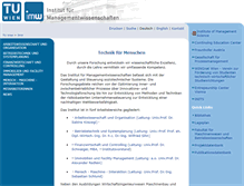 Tablet Screenshot of imw.tuwien.ac.at