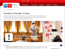 Tablet Screenshot of informatik.tuwien.ac.at