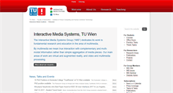 Desktop Screenshot of ims.tuwien.ac.at