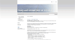 Desktop Screenshot of caad.iemar.tuwien.ac.at