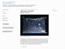 Tablet Screenshot of kunst2.tuwien.ac.at