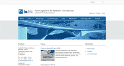 Desktop Screenshot of betonbau.tuwien.ac.at