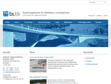 Tablet Screenshot of betonbau.tuwien.ac.at