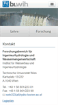 Mobile Screenshot of hydro.tuwien.ac.at